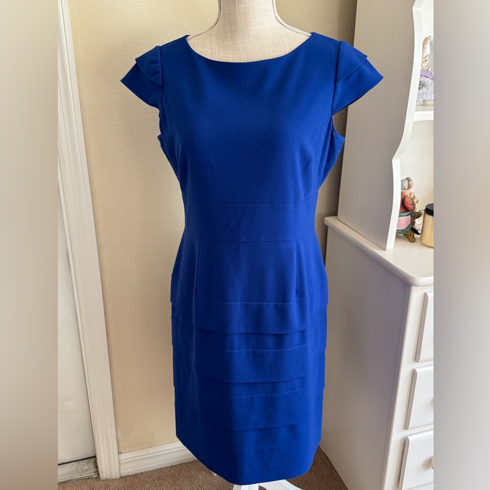 Tahari Blue Dress